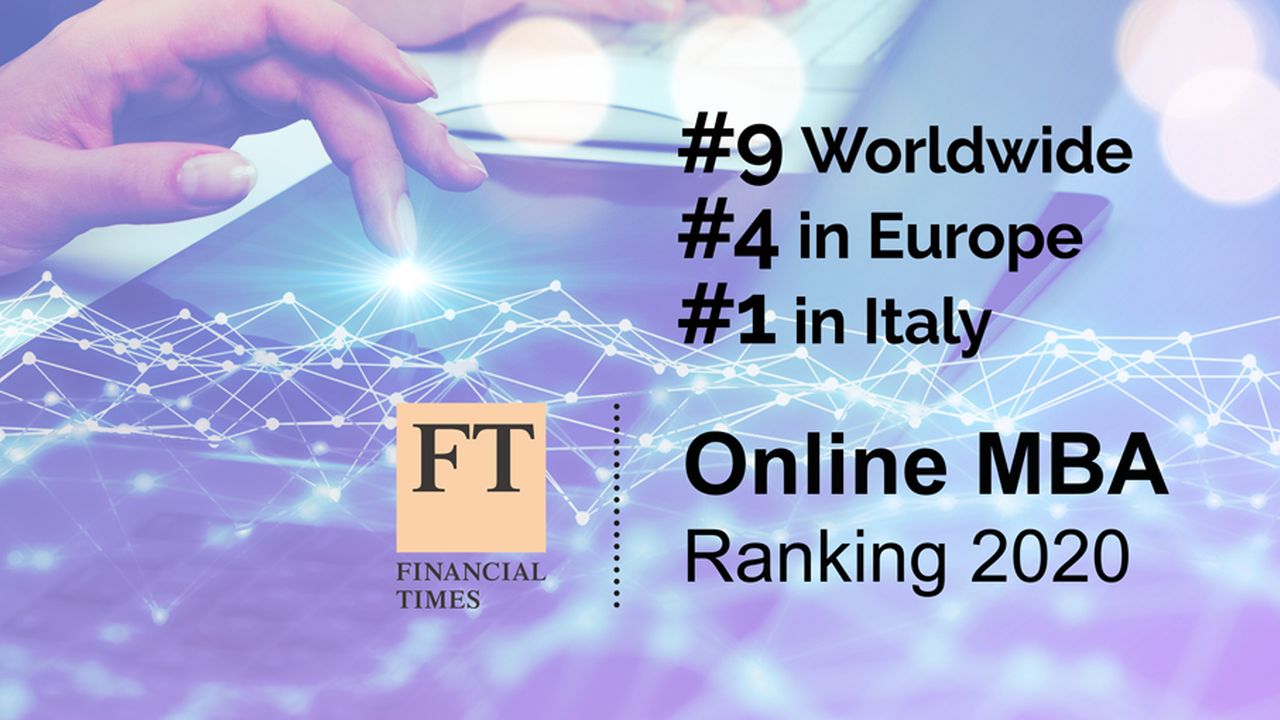 L'International Flex MBA della School of Management del Politecnico di Milano è fra i primi 10 master online al mondo