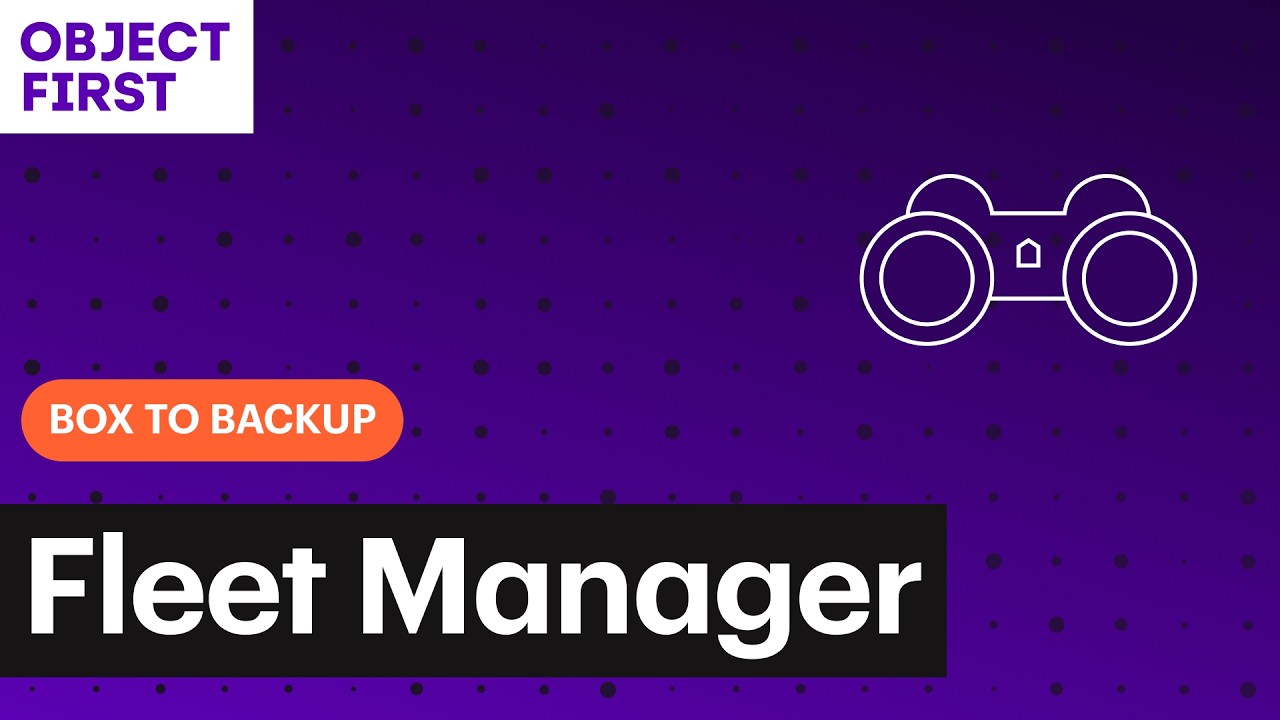 Arriva Fleet Manager, la soluzione cloud di Object First per il backup delle filiali remote