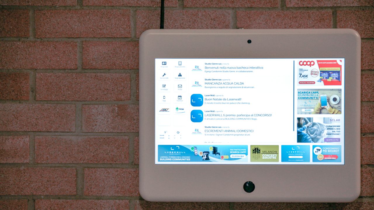Con Laserwall anche i rapporti vicinato diventano 2.0