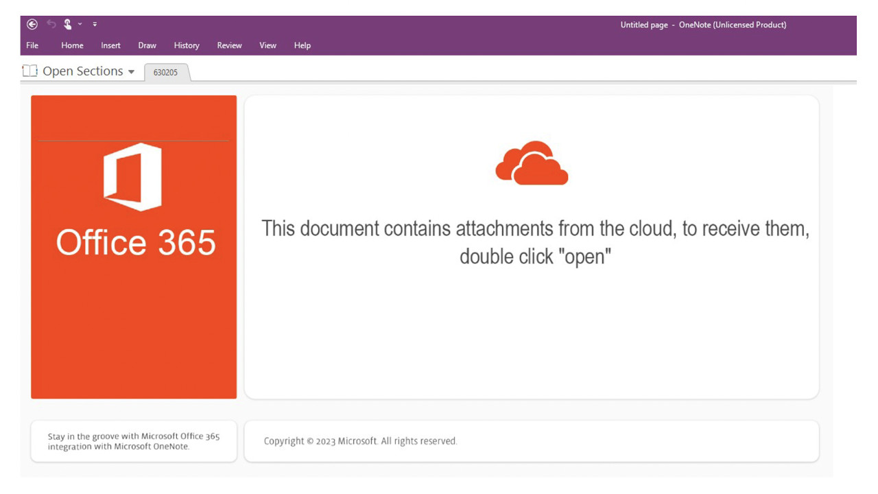 Il malware si distribuisce (anche) tramite documenti OneNote