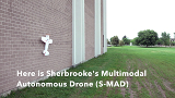 L'Università di Sherbrooke sviluppa un drone che atterra sulle superfici verticali
