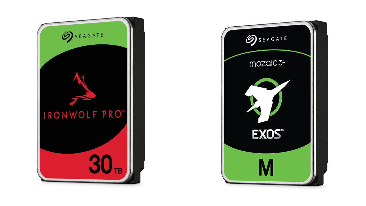 Seagate annuncia finalmente i primi dischi da 30 TB per NAS e server