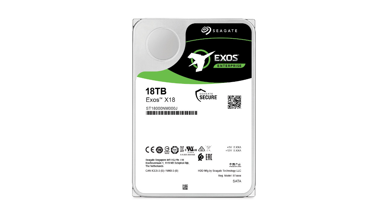 Seagate lancia i dischi Exos X18 da 18 TB: alta capienza per data center e cloud