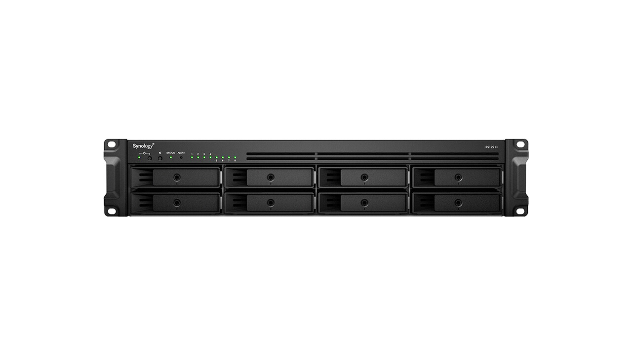 Synology presenta i NAS da rack RackStation RS1221+ e RS1221RP+: 8 dischi e ingombri ridotti