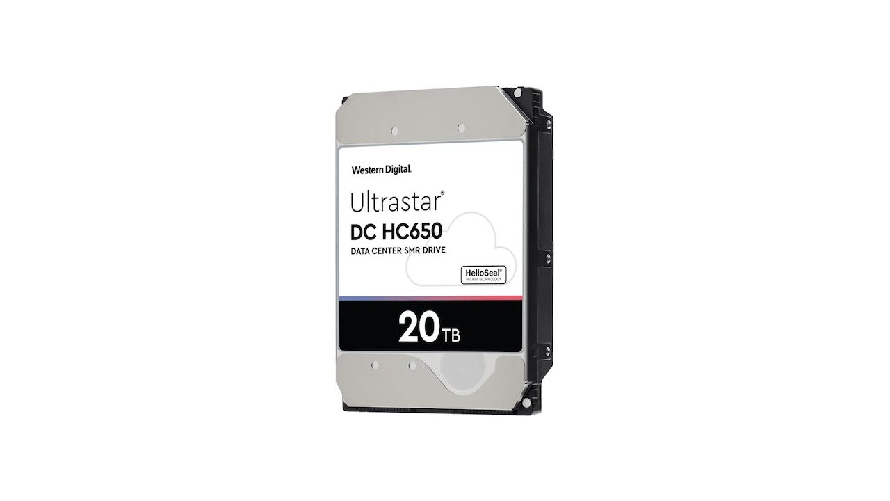 Western Digital presenta il primo hard disk al mondo da 20 TB, destinato ai data center