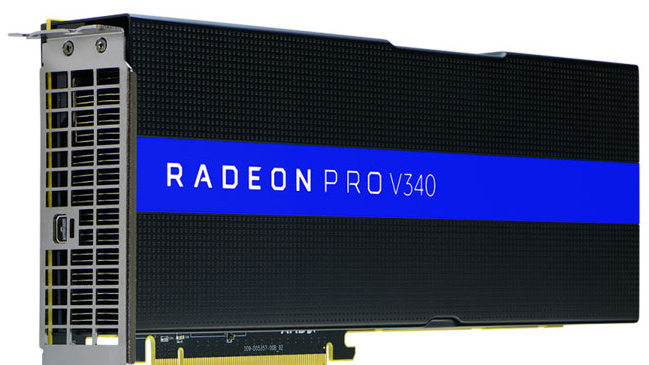 AMD Radeon Pro V340, la scheda dual Vega per gli ambienti virtualizzati