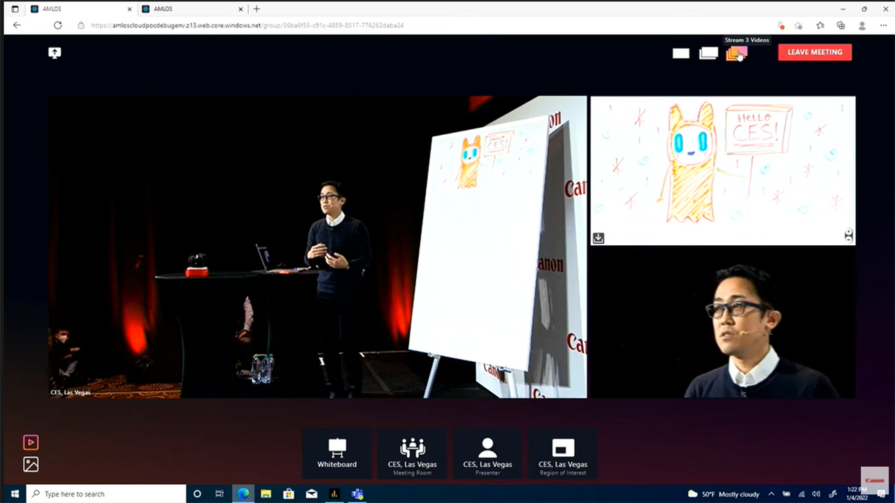Canon al CES con soluzioni per incontrarsi virtualmente, per business, ma anche tra amici
